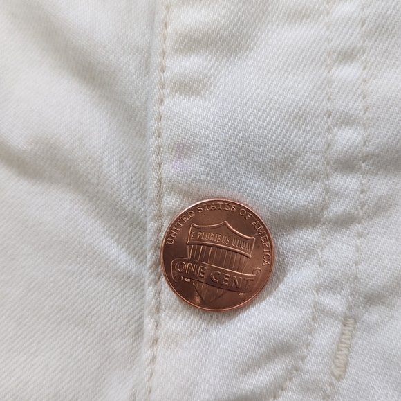 Eileen Fisher Organic Cotton Stretch Denim Undyed Natural Jeans - Picture 7 of 7